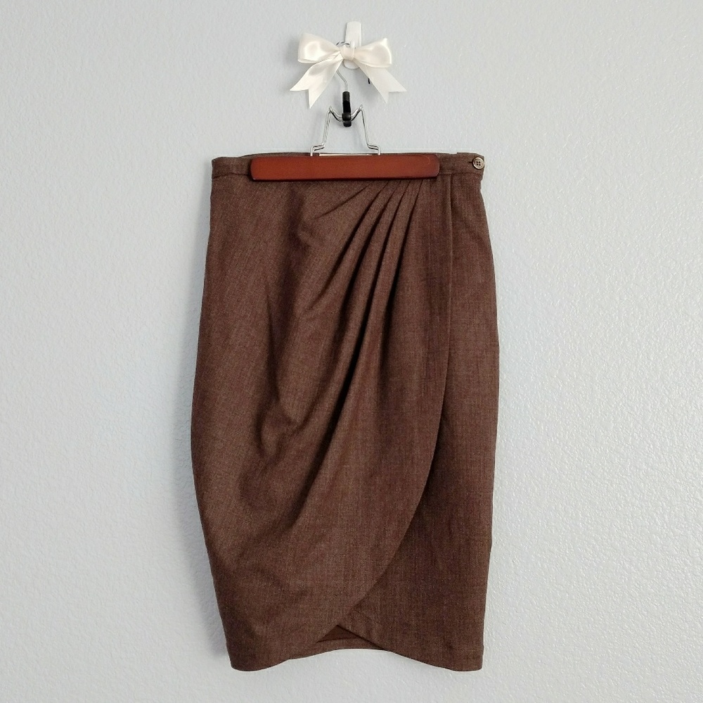 NWOT Michael Kors wool tulip skirt